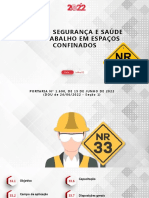 Treinamento NR 33 Completa - 21 de Julho 2022