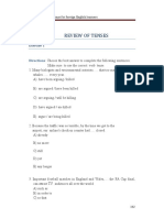 Review of Tenses: Exercise 1