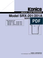 201A Konica Xray Processor Service Man