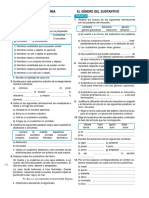 El Nombre. Clases Y Forma El Género Del Sustantivo: Gramática