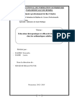 02 Education Thérapeutique Et Efficacité de L'aérosol Chez Les Asthmatiques Adultes