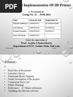 3D Printer Final Year