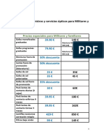 Salud Vision Descuento Militares