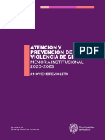 Violencia de Género: Atención y Prevención