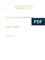 Rayane Bouallaga (Mon Projet Professionnel)