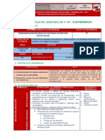 Actividad 4 - 5º Sec. III Experiencia