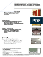 Sontext Acoustic Panels Catalogue