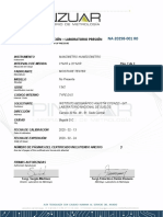 Certificado de Calibracion Humedometro