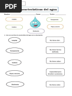 Guía Caracteristicas Del Agua 2° Basico