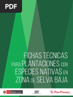 Flores-Fichas Técnicas para Plantaciones Con Especies Nativas en Zona de Selva Baja