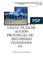 Plan 2023 Seguridad Ciudadana