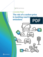 WB - The Role of A Carbon Price in Tackling Road Transport Emissions