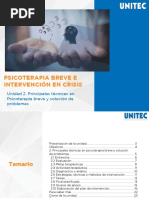 Unidad 2 Principales Técnicas en Psicoterapia Breve