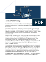 Transistor Biasing