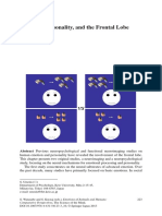 Emotion, Personality, and The Frontal Lobe: Satoshi Umeda