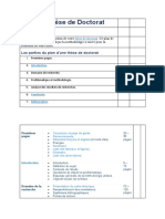 Plan de Thèse de Doctorat