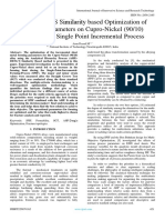 AHP-DeNG's Similarity Based Optimization of Forming Parameters On Cupro-Nickel (9010) Alloy During Single Point Incremental Process