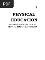 Physical Education: Second Quarter - Module 2a