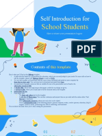 Self Introduction For School Students - by Slidesgo