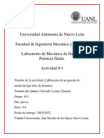 Práctica 5 Lab de Fluidos