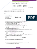 CBSE Sample Paper Class 7 Maths Set 1 Merged