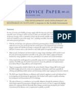 FRAMEWORK FOR THE DEVELOPMENT AND DEPLOYMENT OF RENEWABLES IN SCOTLAND: A Response To The Scottish Government