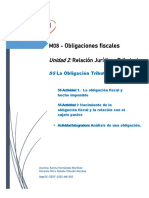 Obligaciones Fiscales: Unidad 2