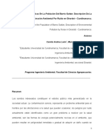 Afectaciones Acústicas en La Población Del Barrio Gaitán