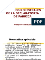 Declaratoria Fabrica