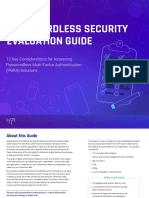 Passwordless Security Evaluation Guide