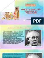 Aportes de Piaget en El Desaarrolo Del Pensamiento