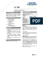 Cementitious Grout (MasterFlow 190)