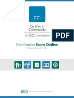 Certified in Cybersecurity Exam Outline Aug22