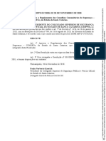 Resolução #02-CSSPPO-20 Aprova Novo Regulamento Consegs (Pub. DOE-SC #21.402, de 24.11.2020)