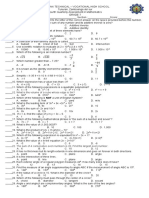 Fourth Exam Math 7