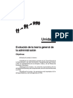 Evolución de La Teoría General de La Administración