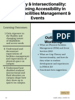 Disability Intersectionality Reimagining Accessibility in Physical Facilities Management Events