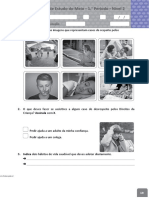 Avaliação Trimestral de Estudo Do Meio - 1.º Período - Nível 2