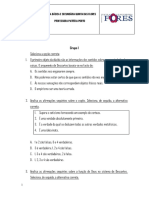 Teste de Formativo 11o Ano Descartes e Hume