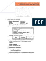 Plan Docente Fisiología II