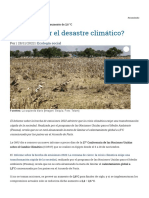 ¿Cómo Evitar El Desastre Climático - Rebelion