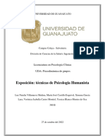 Técnicas de Psicología Humanista