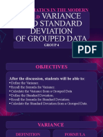 Variance and Standard Deviation