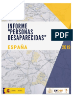 Informe 2019 de Personas Desaparecidas