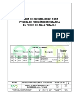 Prueba Hidrostatica