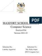 Cs Practical File Final - Lakshay Aggarwal