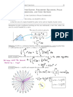 Area and Arc Length in Polar Coordinates Note Sheet - Calculus III