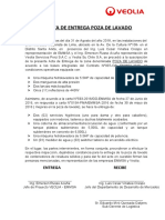 Acta Poza de Lavado Veolia Emmsa