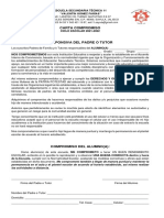 Carta Compromiso y Corresponsabilidad 2021-2022