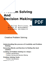 Problem Solving and Decision Making